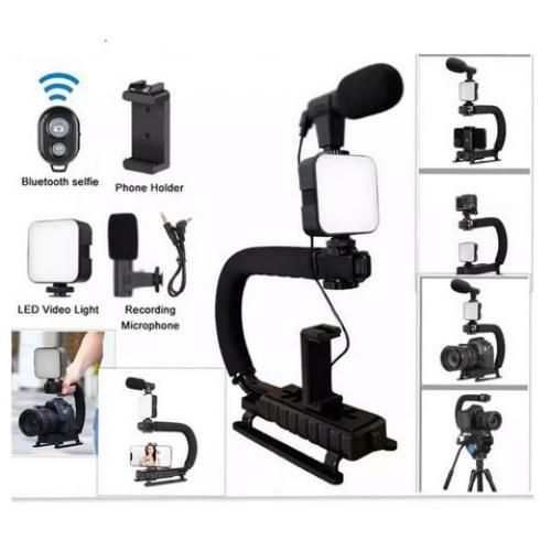 Vlogging Kit Potable Handheld Bracket Gimbal Phone Cameras Stabilizer (Remote Included) Item | Buy Vlogging Kit Potable Handheld Bracket Gimbal Phone Cameras Stabilizer (Remote Included) | SPOP Enterprise Global